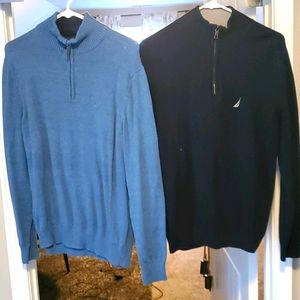 Mens Nautical Zip Neck Sweaters Bundle